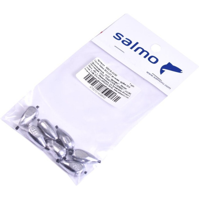 Груза SALMO Bullet на силиконовой трубке 10,0 7Шт SBUS-0100