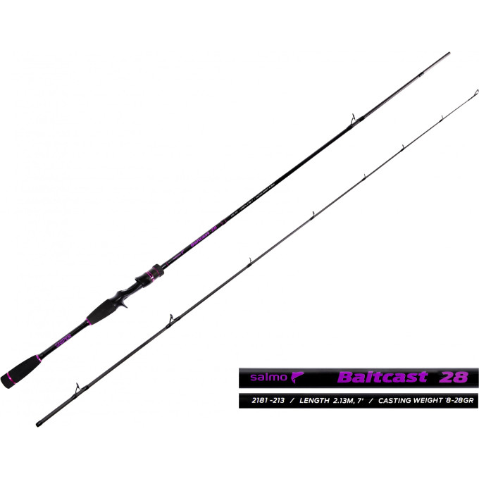 Спиннинг кастинговый SALMO SNIPER BAITCAST 28 2,13 2181-213