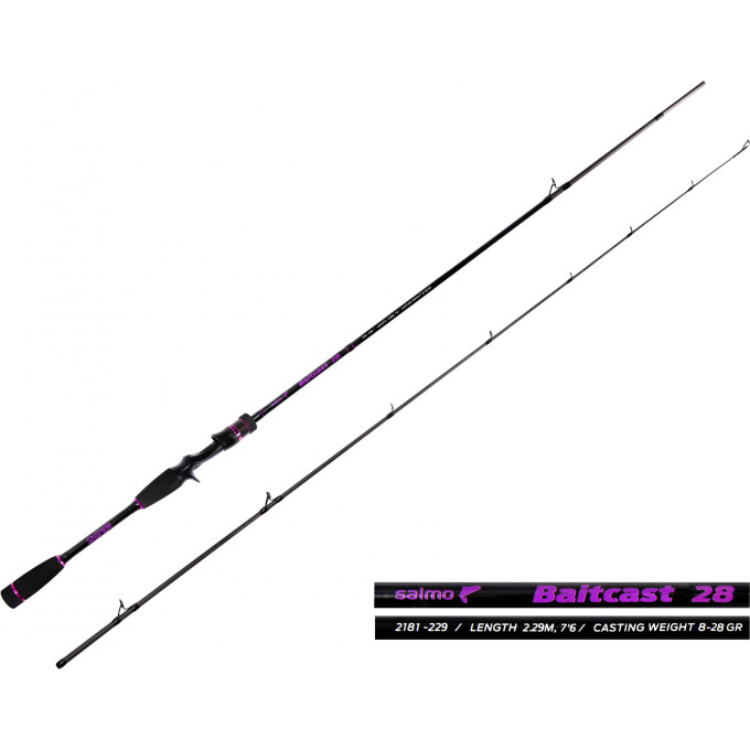 Спиннинг кастинговый SALMO SNIPER BAITCAST 28 2,29 2181-229