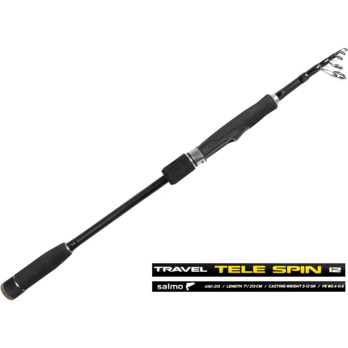 Спиннинг телескопический SALMO ELITE TRAVEL TELE SPIN 12 2,13 4161-213