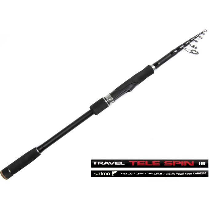 Спиннинг телескопический SALMO ELITE TRAVEL TELE SPIN 18 2,29 4162-229