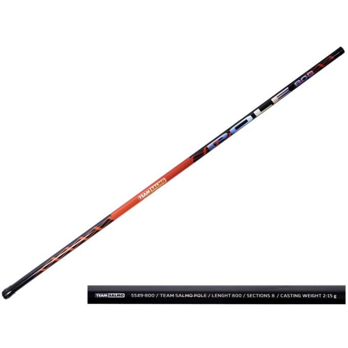 Удилище SALMO POLE 8,00 5549-800